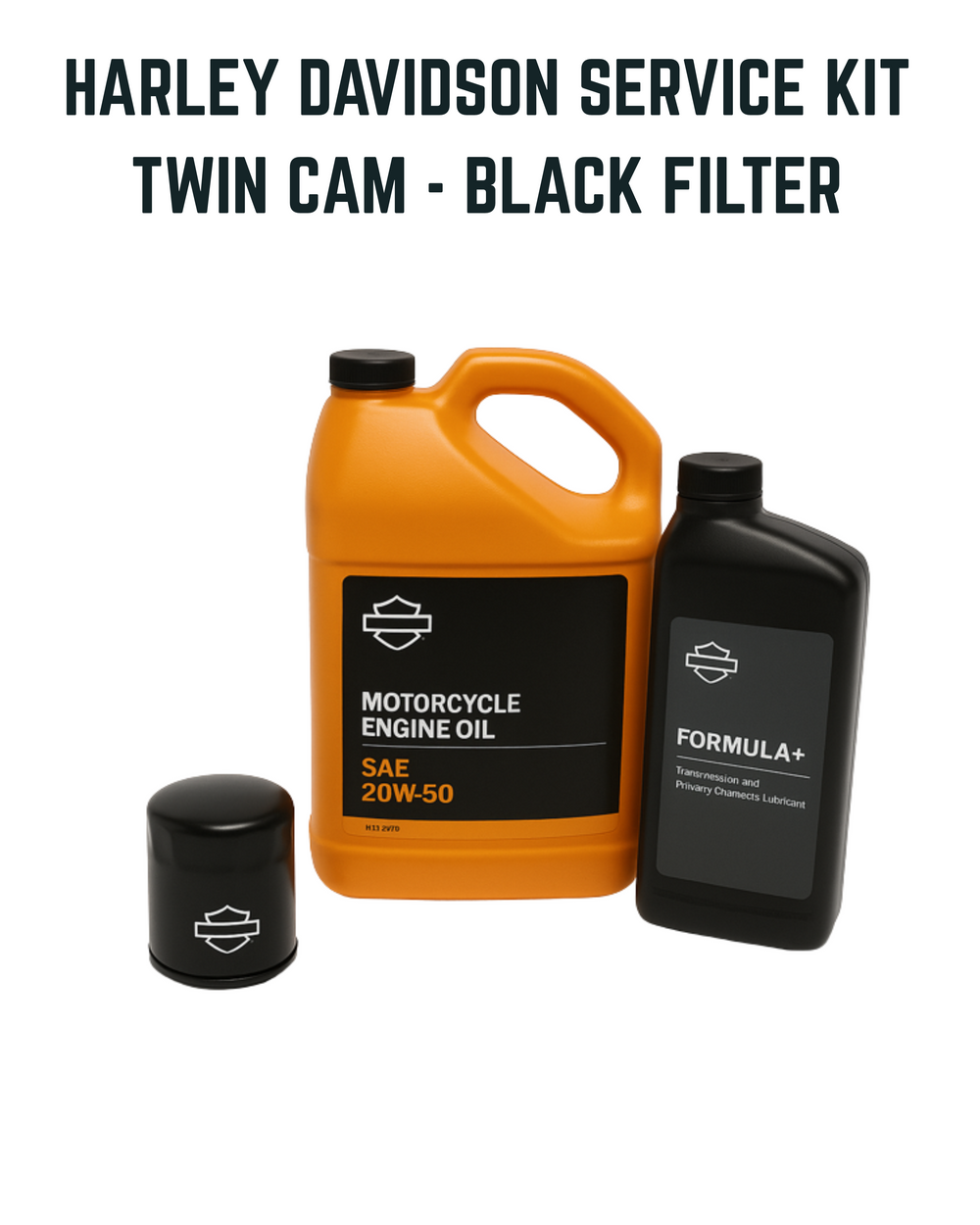 Harley-Davidson Service Kit - Twin Cam - Black Oil Filter