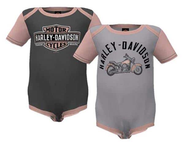 HARLEY-DAVIDSON YOUTH 2 PIECE CREEPER SET - MOTORCYCLE