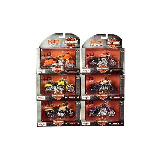 HARLEY-DAVIDSON MOTORCYCLE DIECAST MODEL - ASSORTED