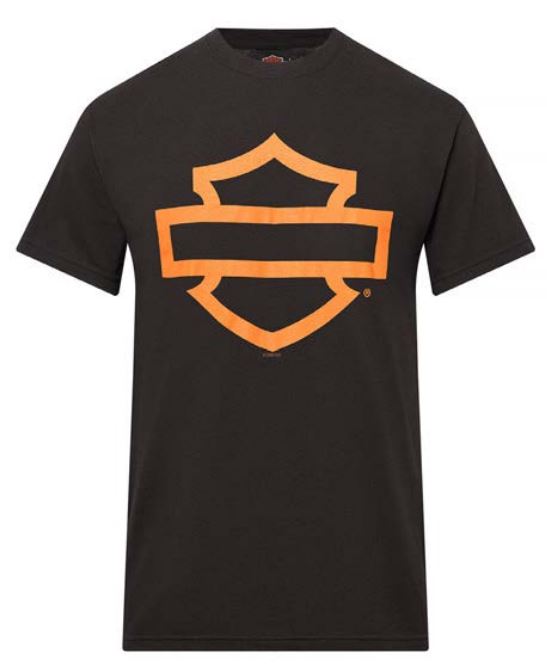 Joe Rascal X Harley-Davidson Dealer wear - Open Bar & Shield Short Sleeve Tee - Black