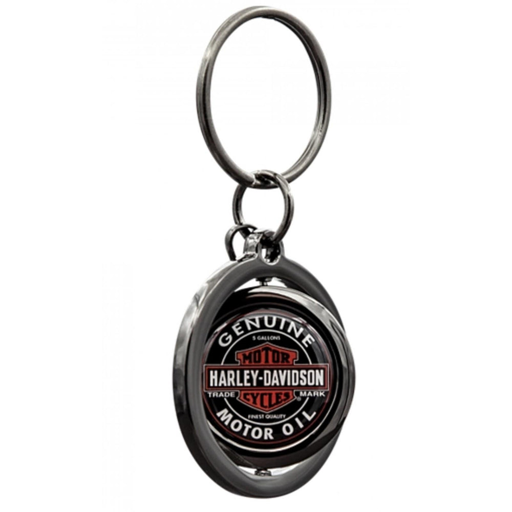 HARLEY-DAVIDSON KEY CHAIN VINTAGE LOGO SPINNER