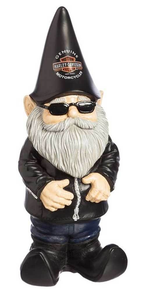 HARLEY-DAVIDSON GARDEN GNOME