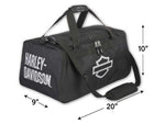 HARLEY-DAVIDSON HD GRAPHIC DUFFEL - OUTLINE BAR & SHIELD