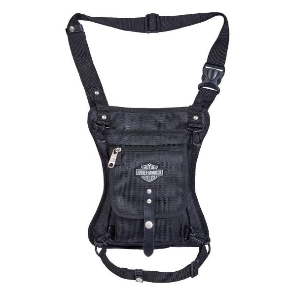 HARLEY-DAVIDSON B&S SIDE SLINGER 2-IN-1 POLYESTER BAG
