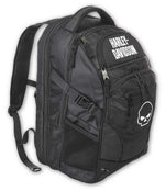 HARLEY-DAVIDSON HARLEY-DAVIDSON WILLIE G SKULL LOGO RENEGADE LIGHTWEIGHT BACKPACK - BLACK