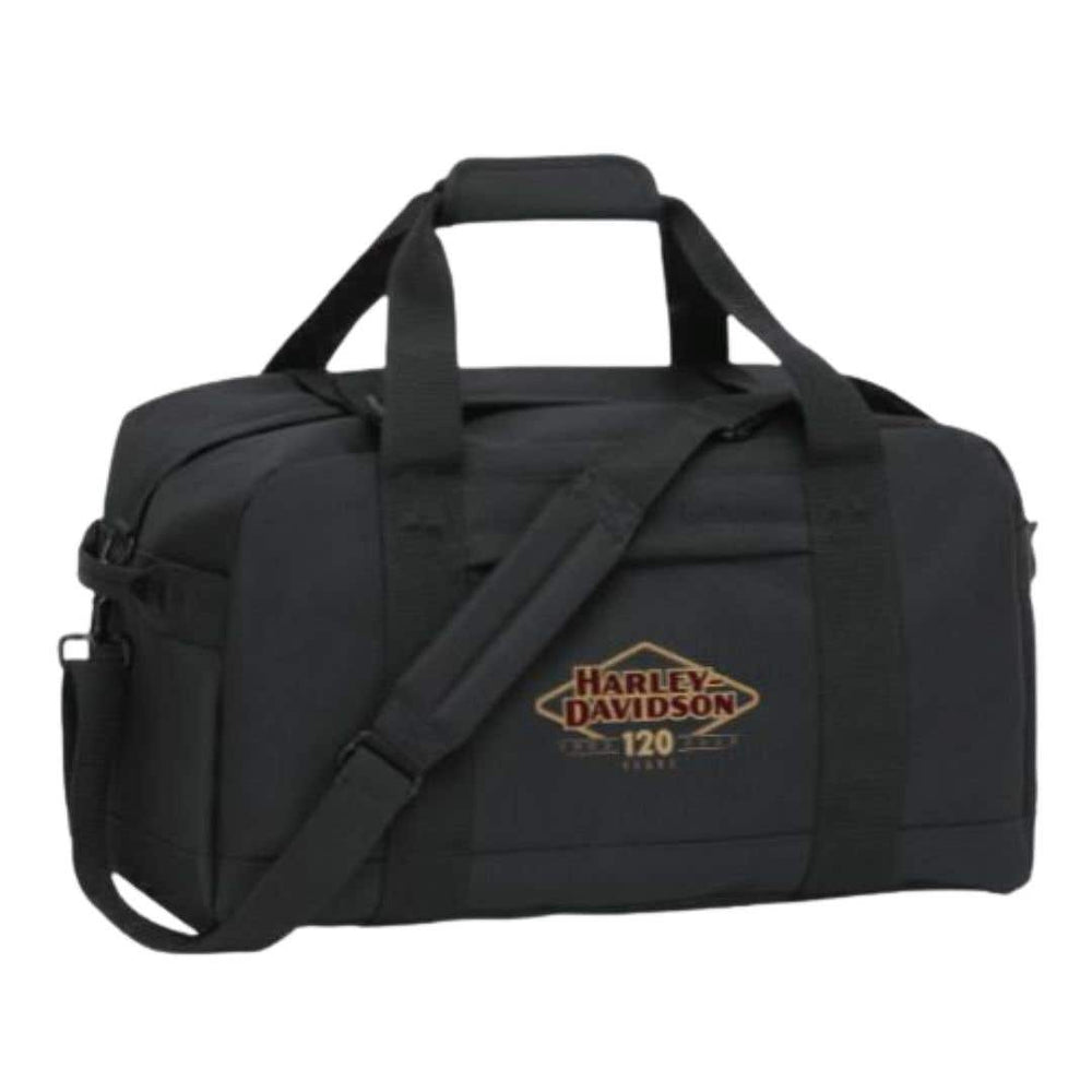 HARLEY-DAVIDSON 120TH 20IN DUFFEL W/DETACHABLE SHOULDER STRAP