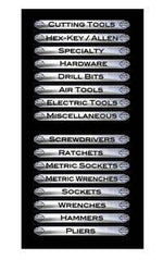 HARLEY-DAVIDSON MAGNETIX TOOLBOX IDENTIFICATION MAGNETS 16 PACK