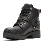 HARLEY-DAVIDSON WOMENS KELLEY HARNESS RIDE WATERPROOF BOOTS