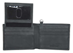 HARLEY-DAVIDSON MENS RUBBER PATCH GENUINE LEATHER RFID BI-FOLD WALLET