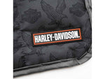 HARLEY-DAVIDSON REPEAT B&S EAGLE PET TRAVEL BED - MED/LG