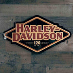 HARLEY-DAVIDSON 120TH ANNIVERSARY TIN SIGN