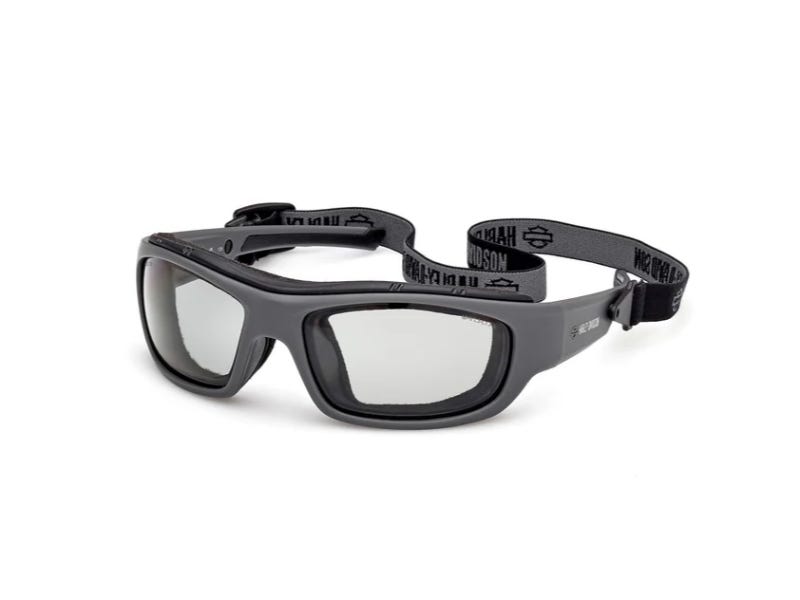 HARLEY-DAVIDSON MENS SOLDIER SPORT PERFORMANCE SUNGLASSES - MATTE GREY