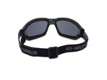 HARLEY-DAVIDSON BATTERY UNISEX FOLD GOGGLE SILVER MIRROR SUNGLASSES