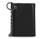 HARLEY-DAVIDSON MENS B&S CORE PEBBLE TRIFOLD WITH CHAIN