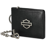Harley-Davidson Open Bar and Shield Slimfold Chain Wallet