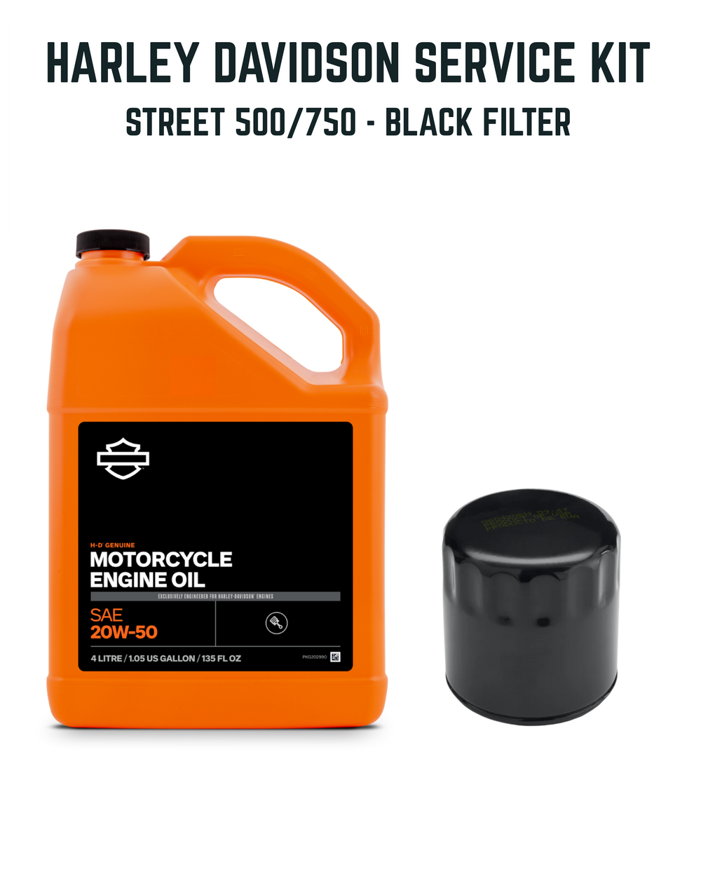Harley-Davidson Service Kit – Street 500/750 – Black Oil Filter