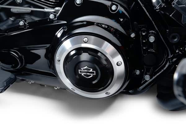HARLEY-DAVIDSON SWITCHBACK COLLECTION - DERBY COVER - BLACK ANODIZED