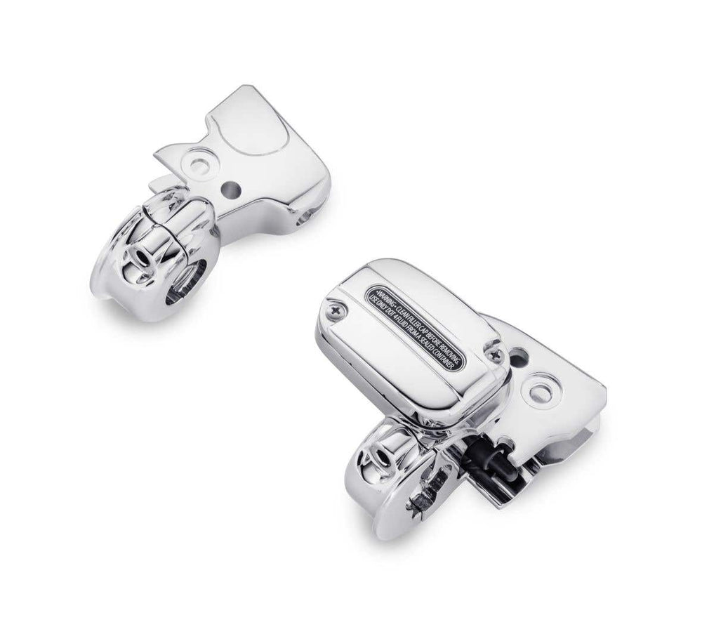HARLEY-DAVIDSON CHROME CLUTCH BRACKET & MASTER CYLINDER RESERVOIR KIT