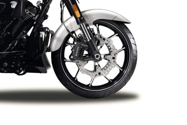 HARLEY-DAVIDSON FORGED TOURING WHEEL - BLACK WITH MACHINED HIGHLIGHTS - FRONT 19