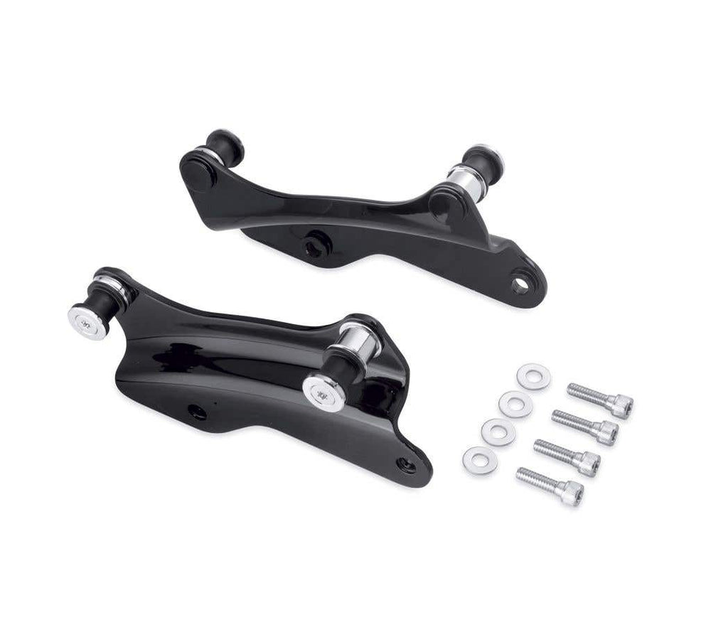 HARLEY-DAVIDSON 4-POINT DOCKING HARDWARE KIT - GLOSS BLACK