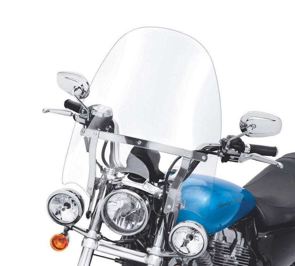 HARLEY-DAVIDSON H-D DETACHABLES COMPACT WINDSHIELD FOR MODELS WITH AUXILIARY LIGHTING