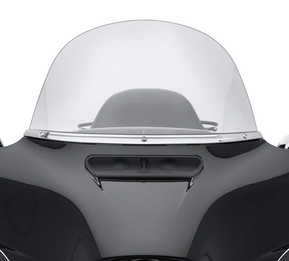HARLEY-DAVIDSON CHROME WINDSHIELD TRIM - GROOVED