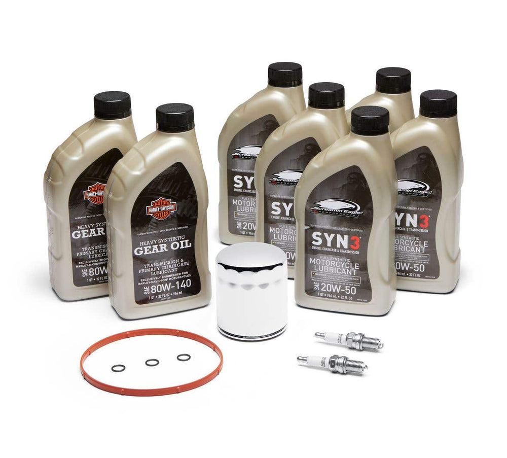 SCREAMIN' EAGLE TWIN CAM SYN3 TUNE UP KIT CHROME FILTER
