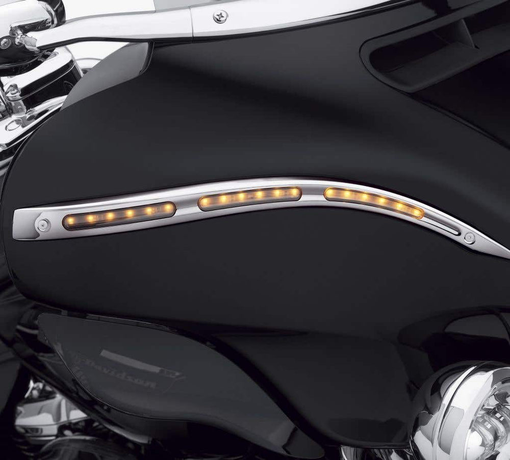 HARLEY-DAVIDSON ELECTRA GLO ILLUMINATED FAIRING ACCENT TRIM - CHROME