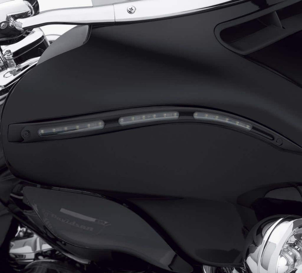 HARLEY-DAVIDSON ELECTRA GLO ILLUMINATED FAIRING ACCENT TRIM - GLOSS BLACK