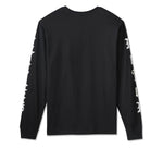 HARLEY-DAVIDSON MENS OLD ENGLISH STACKED BAR & SHIELD TEE