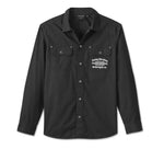 HARLEY-DAVIDSON MENS WORKER LONG SLEEVE OVERSHIRT