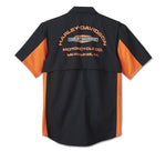 HARLEY-DAVIDSON MENS H-D TECH MILWAUKEE SHORT SLEEVE SHIRT