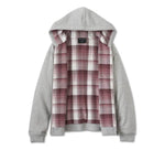HARLEY-DAVIDSON WOMENS HARLEY-DAVIDSON FOREVER FLANNEL LINED FULL ZIP HOODIE