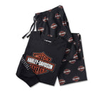 HARLEY-DAVIDSON MENS BAR & SHIELD LONG SLEEVE PAJAMA SET
