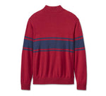 HARLEY-DAVIDSON MENS HARLEY-DAVIDSON 1/4 ZIP SWEATER