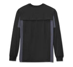 HARLEY-DAVIDSON MENS H-D TECH MESH LONG SLEEVE TEE