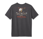 HARLEY-DAVIDSON MENS V-TWIN EAGLE GRAPHIC TEE