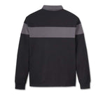 HARLEY-DAVIDSON MENS BAR & SHIELD LONG SLEEVE POLO