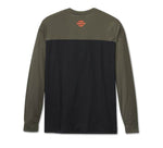 HARLEY-DAVIDSON MENS H-D TECH LONG SLEEVE TEE