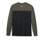 HARLEY-DAVIDSON MENS H-D TECH LONG SLEEVE TEE