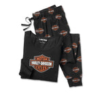 HARLEY-DAVIDSON WOMENS BAR & SHIELD LONG SLEEVE PAJAMA SET