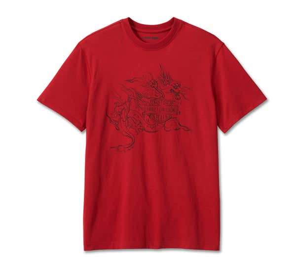 HARLEY-DAVIDSON MENS YEAR OF THE DRAGON TEE