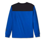 HARLEY-DAVIDSON BLUE BLAZES LONG SLEEVE RACING JERSEY
