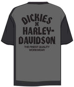 HARLEY-DAVIDSON MENS DICKIES X H-D HEAVYWEIGHT PIGMENT DYED SS TEE