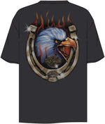 HARLEY-DAVIDSON MENS DICKIES X HD HEAVYWEIGHT FLAMING EAGLE TEE