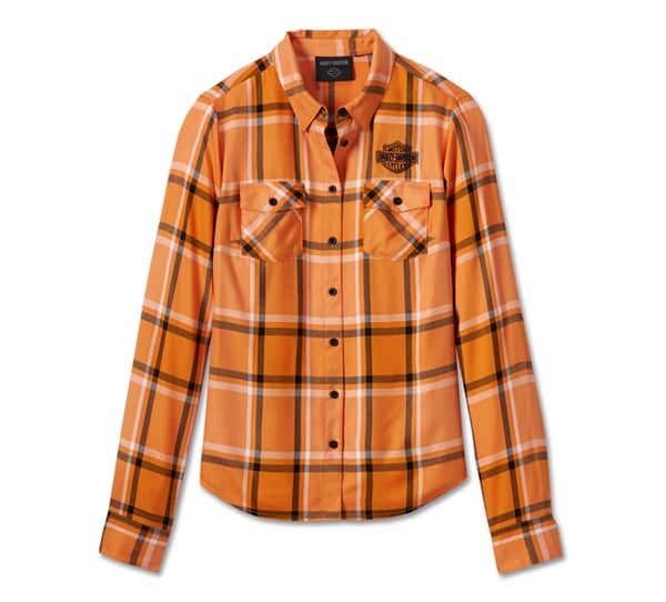HARLEY-DAVIDSON WOMENS SUNRISE BUTTON DOWN SHIRT