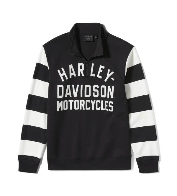 HARLEY-DAVIDSON MENS H-D BREAKOUT 1/4 ZIP PULLOVER