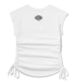 HARLEY-DAVIDSON WOMENS ESSENTIAL RUCHED TOP