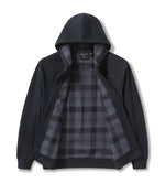 HARLEY-DAVIDSON MENS PLAID LINED ZIP HOODIE