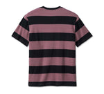 HARLEY-DAVIDSON MENS BAR & SHIELD STRIPED TEE